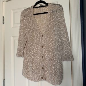 CJ Banks Size X - Knit 3/4 Sleeve Cardigan